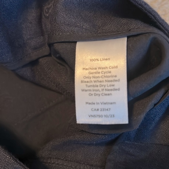 Talbots Linen Greenwich Pants - Picture 5 of 5